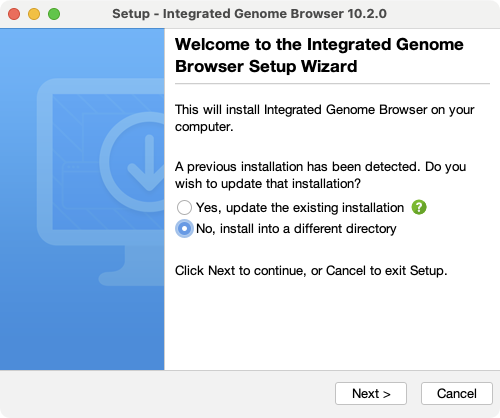 Follow installer instructions